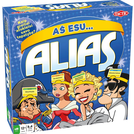 Taktikas galda spēle Alias I Am (lietuviešu valodā)