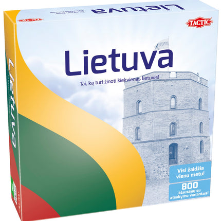 Taktiskā galda spēle Lietuva Viktorīna (lietuviešu valodā)