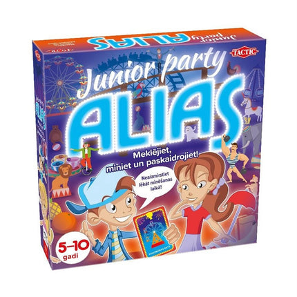 Taktiskā galda spēle "Party Alias Junior" (latviešu valodā)