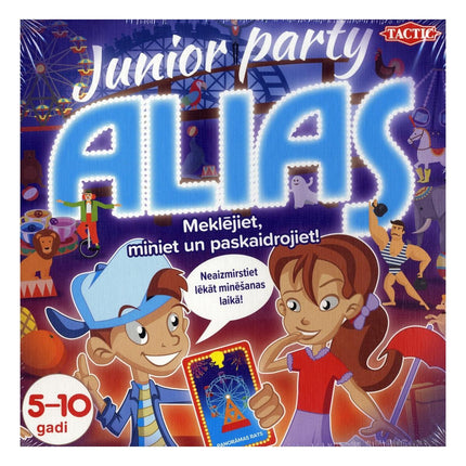 Taktiskā galda spēle "Party Alias Junior" (latviešu valodā)