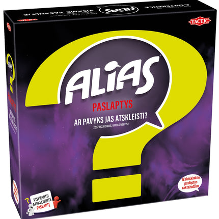 Taktiskā galda spēle Alias Mystery (lietuviešu valodā)