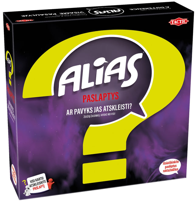 Taktiskā galda spēle Alias Mystery (lietuviešu valodā)