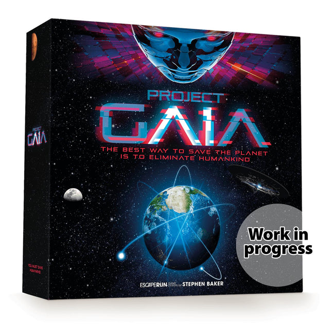 Taktiskā galda spēle Escape Run: Projekts Gaia (lietuviešu valodā)