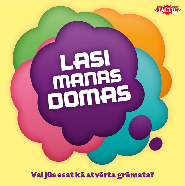 Taktiskā galda spēle "Lasi manas domas" (latviešu valodā)