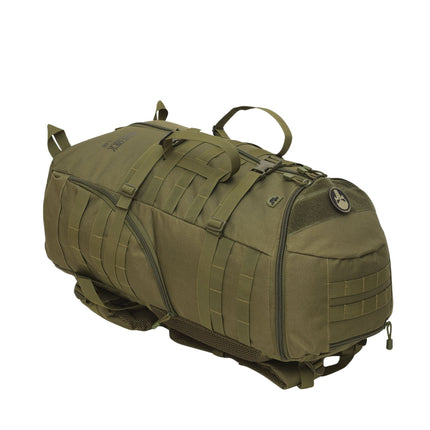 Taktiskā mugursoma, 65L, zaļa, kempingam