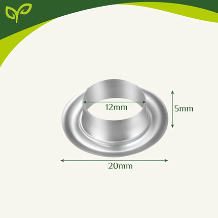 Brezenta cilpiņu komplekts 12mm 100gab. Gardlov 25811