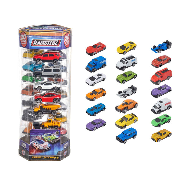 Teamsterz Lieto automašīnu modeļu komplekts, 7 cm, 20 gab.