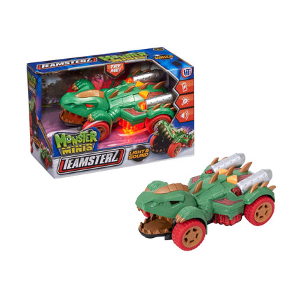 Teamsterz Varenā Mašīna Dino Mašīna Ar Gaismu Un Skaņu, 12,5 Cm