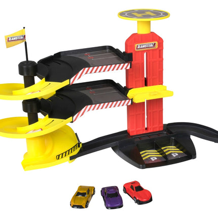 Teamsterz rotaļu komplekts "Park And Drive" + 3 automašīnas