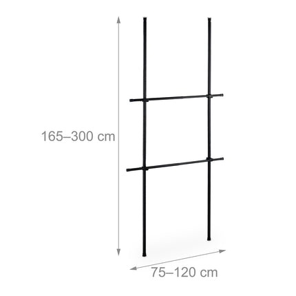 Teleskopiska skapju sistēma, regulējama 165-300 cm