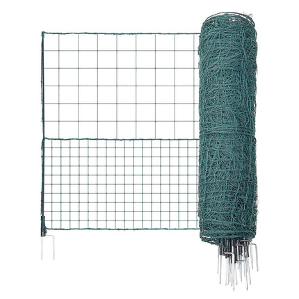 Temporary Fence Kit, 1.05 x 50 m PE Mesh with Posts