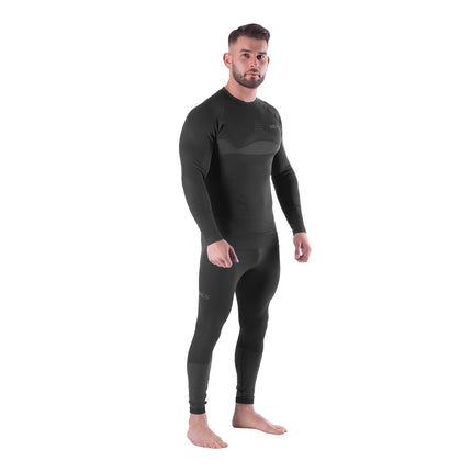 Termoaktīvā apakšveļas komplekts, melns, vīriešu L/XL izmērs