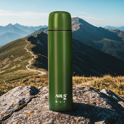 Termoss 1000 ml zaļš - izolēta ceļojumu kolba