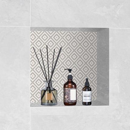 Tile-Ready Shower Niche 16x16 in, Waterproof, Black