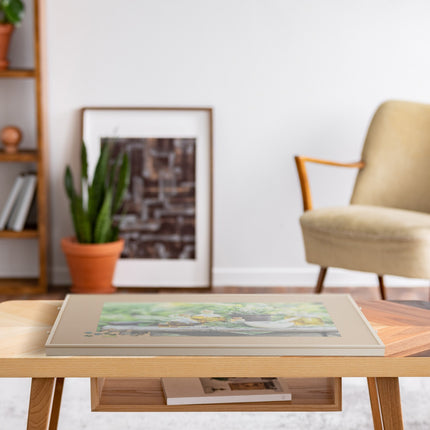 Tilting and rotating puzzle board