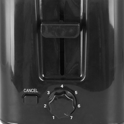 Toaster 2 slices 700Watt Black