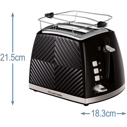 Toaster Black Groove 2S Toast 26390-56