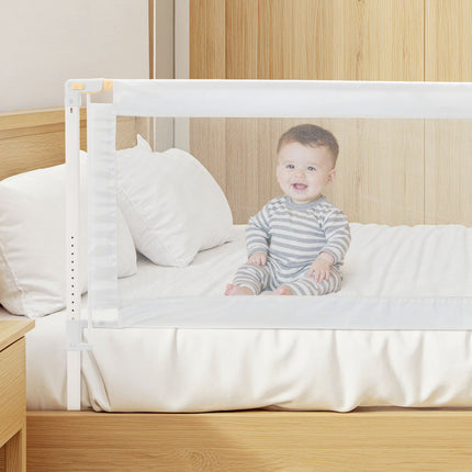 Toddler Bed Rail 1500mm, Adjustable Height, Fold-Down