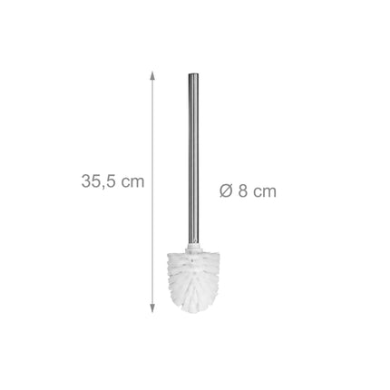 Tualetes birste ar 5 nomaināmām galviņām, 8 cm