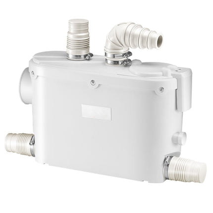 Toilet Macerator Pump 500W, 6600 L/h, 3 Inlets
