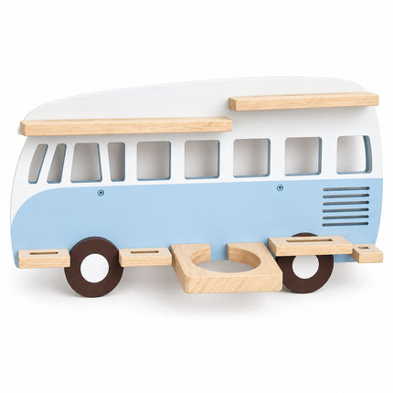 Toniebox Wall Shelf in Bus Design for Up to 25 Tonies, Magnetic, Blue