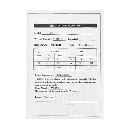 Griezes momenta atslēga 3/8 7-112Nm Bigstren 22097
