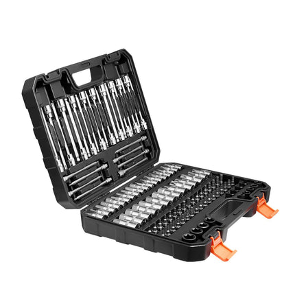 Torx And Hex Bit Socket Set, 107-Piece SAE Metric