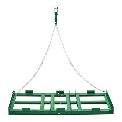 Tow-Behind Drag Harrow, 4 Ft, Adjustable Bars, 72 In Chain