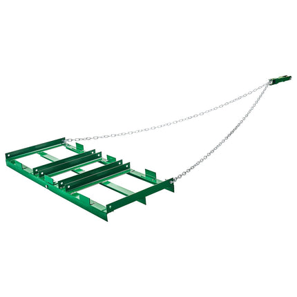 Tow-Behind Drag Harrow, 4 Ft, Adjustable Bars, 72 In Chain