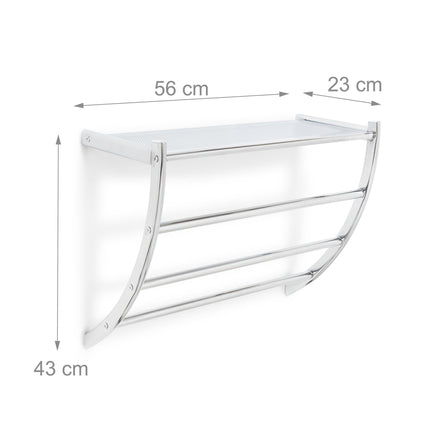 Towel hanger wall