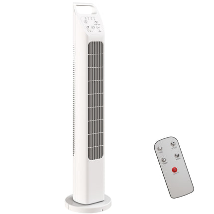 Torņa ventilators ar tālvadības pulti, 3 ātrumi, 3 režīmi, taimeris