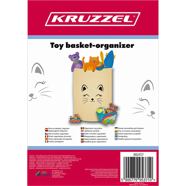 Rotaļlietu grozs - organizators 63L Kruzzel 24727