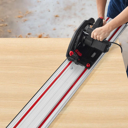 Track Saw Guide Rail Set, 2 x 698.5 mm, Connector
