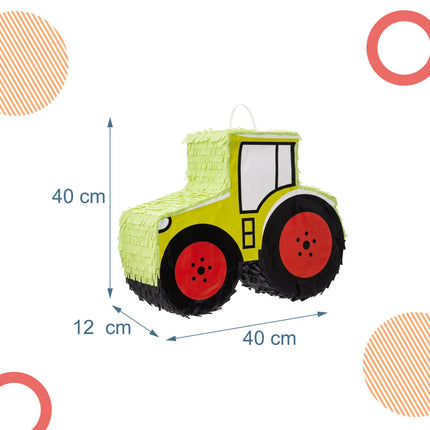 Traktora Pinjatas komplekts ar kociņu un masku – 40 cm