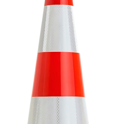 Ceļa konuss 90 cm, izturīgs, atstarojošas svītras