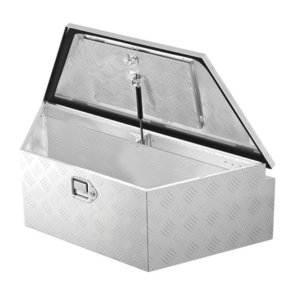 Trailer Tongue Tool Box, Aluminum 39 In, Lockable