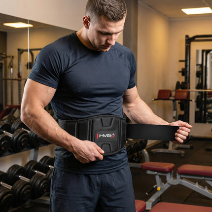 Training Belt, Size M, Black – Adjustable Fitness Gear