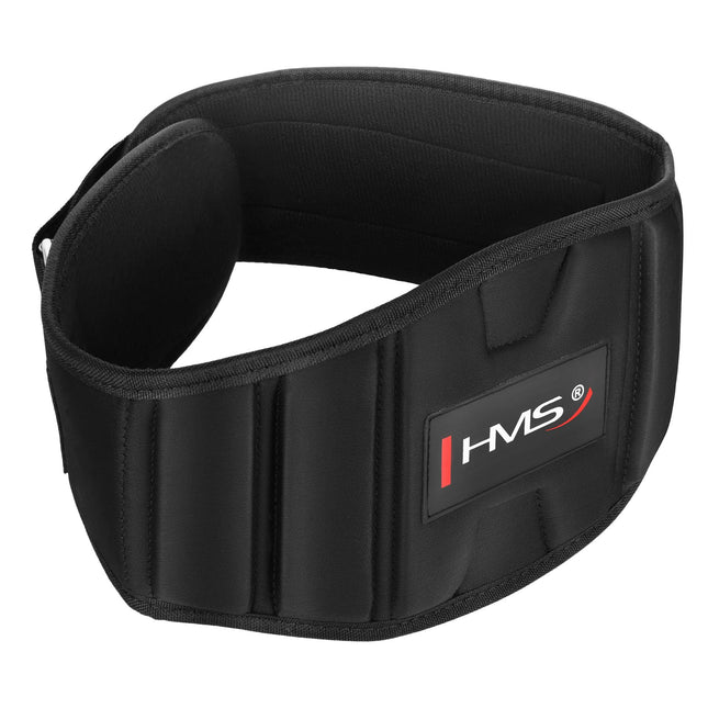 Treniņu josta, M izmērs, melna - regulējams fitnesa aprīkojums
