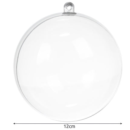 Caurspīdīgas bumbiņas 12 cm, 10 gab. komplekts Ruhhy 22279