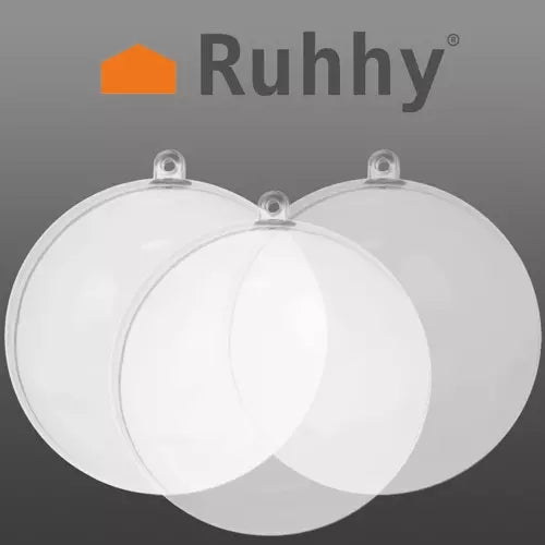 Transparent baubles - set of 12 Ruhhy 20508