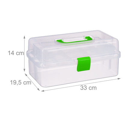 Caurspīdīga plastmasas kaste