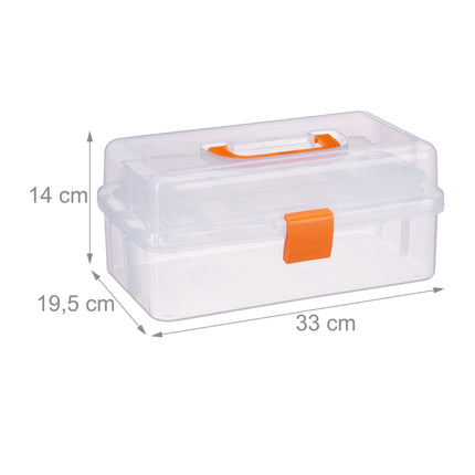 Caurspīdīga plastmasas kaste