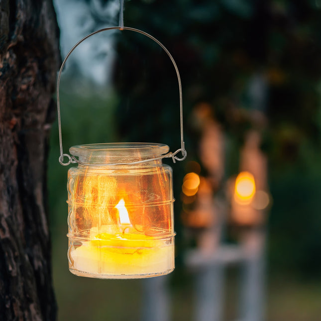 Caurspīdīgu vēja lampu komplekts, 12 gab.