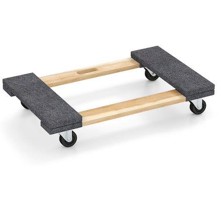 Transport trolley with 4 universal wheels & 450 kg load capacity robust platform trolley