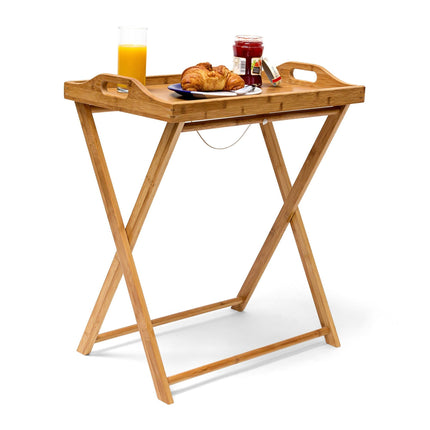 Paplātes galdiņš, bambuss, 63,5 cm, dabīgs