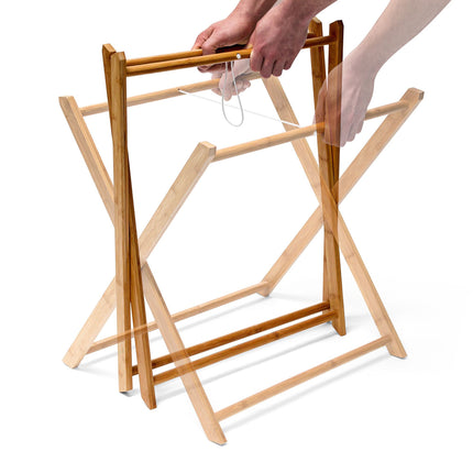 Paplātes galdiņš, bambuss, 63,5 cm, dabīgs