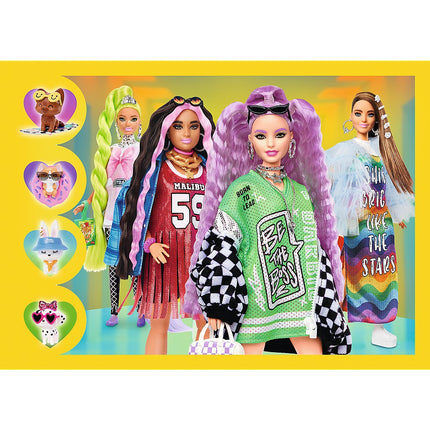 Trefl Barbie Puzzle 4 vienā komplektā