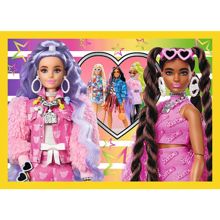 Trefl Barbie Puzzle 4 vienā komplektā