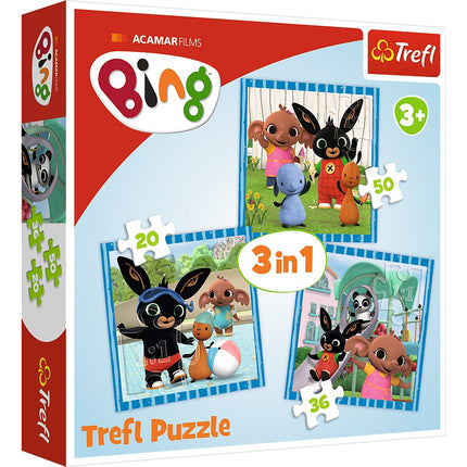 Trefl Bing puzles 3 vienā komplekts