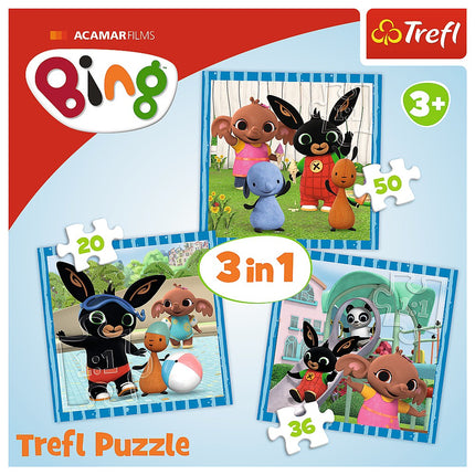 Trefl Bing puzles 3 vienā komplekts